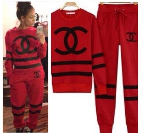 coco chanel sweat suits women